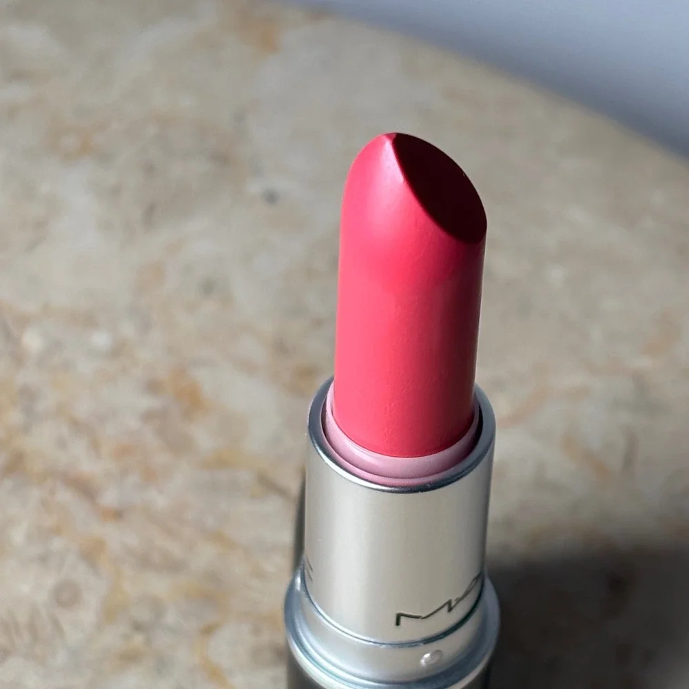 MAC Matte Lipstick Silly A13 Bright Pink Matte Finish Bold Lip